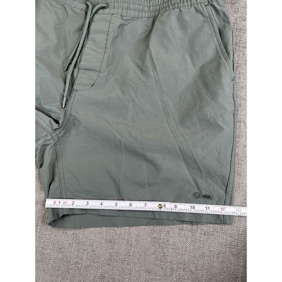 Taylor Stitch Shorts Men (XXL) Green The Apres Performance Drawstring Button Fly - Picture 7 of 9